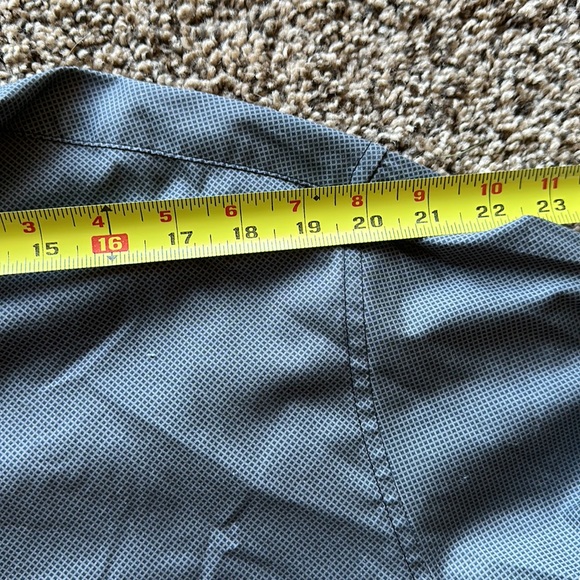 MTAILOR | New Black Button Down Dress Shirt Tailored Fit 17” x 34” - Picture 4 of 8